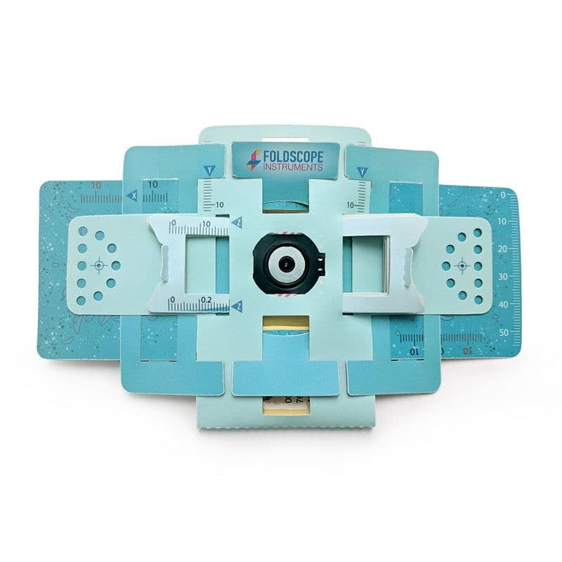 Foldscope: Foldable DIY Paper Microscope Basic Kit - View 1