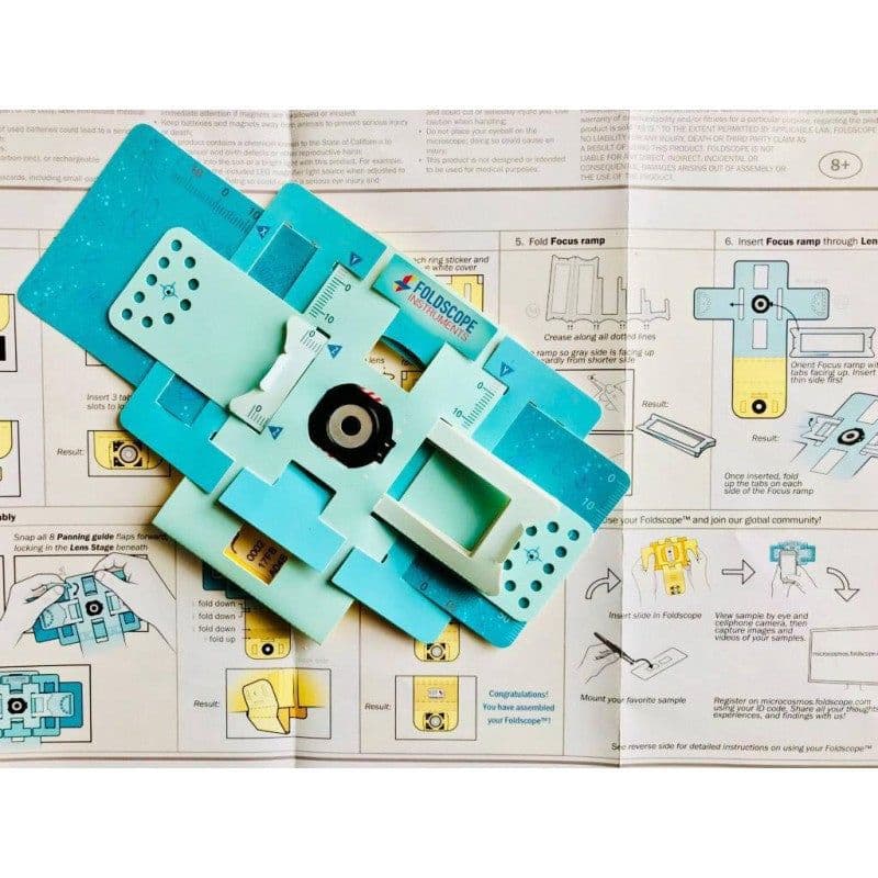 Foldscope: Foldable DIY Paper Microscope Basic Kit - View 2