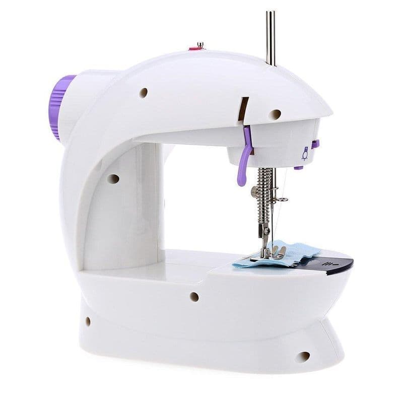 4-in-1 Semi-Automatic Portable Sewing Machine for Home/DIY - View 1