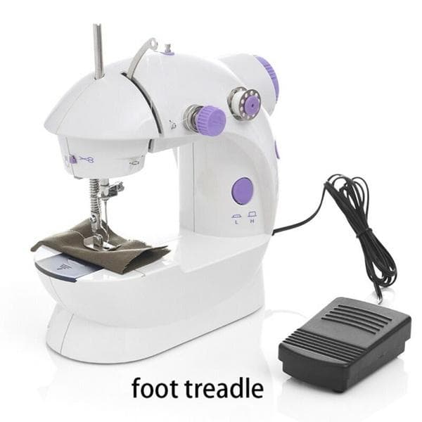 4-in-1 Semi-Automatic Portable Sewing Machine for Home/DIY - View 3