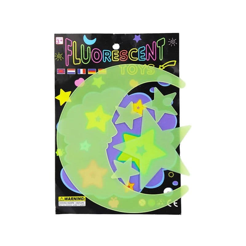 Star Fluorescent Wall Ceiling Stickers Fluorescent Toys (Random Design) - View 2