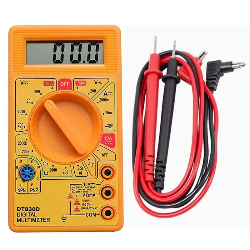 DT830D - Pocket Size Digital Multimeter - Multipurpose Electric meter - View 1