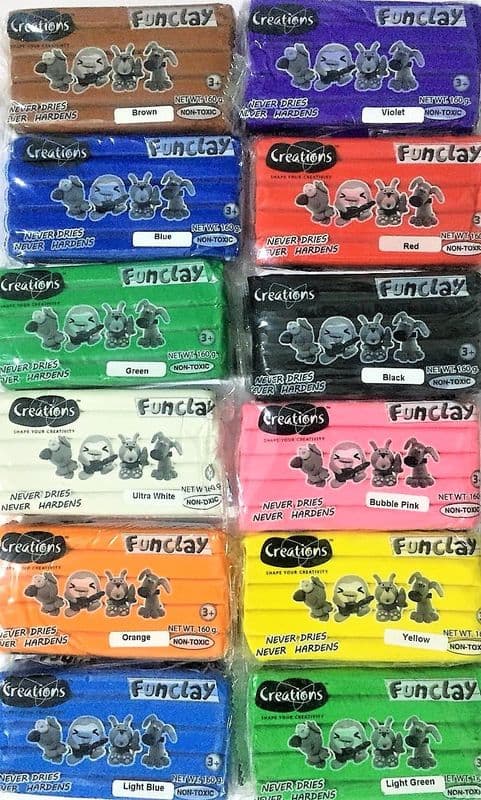 Creations: DIY Modelling Fun Clay 160gm Premium Quality - View 2