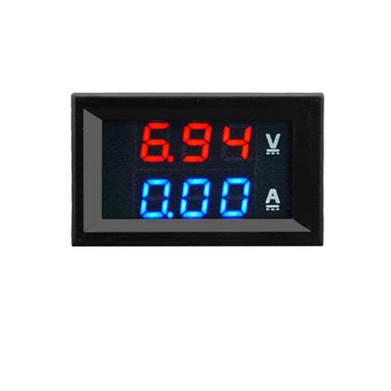 0-100V Dual LED Voltmeter Ammeter Monitor Panel (Without Shunt) - View 2