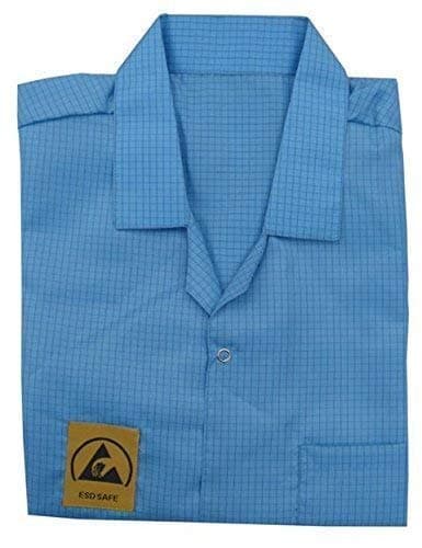 Antistatic ESD Safe Unisex Apron with Press Button - View 1