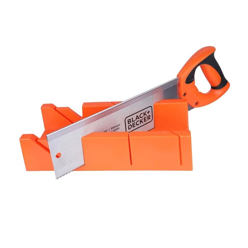 BLACK+DECKER BDHT20346 Steel Mitre Box with Saw 350mm - View 2