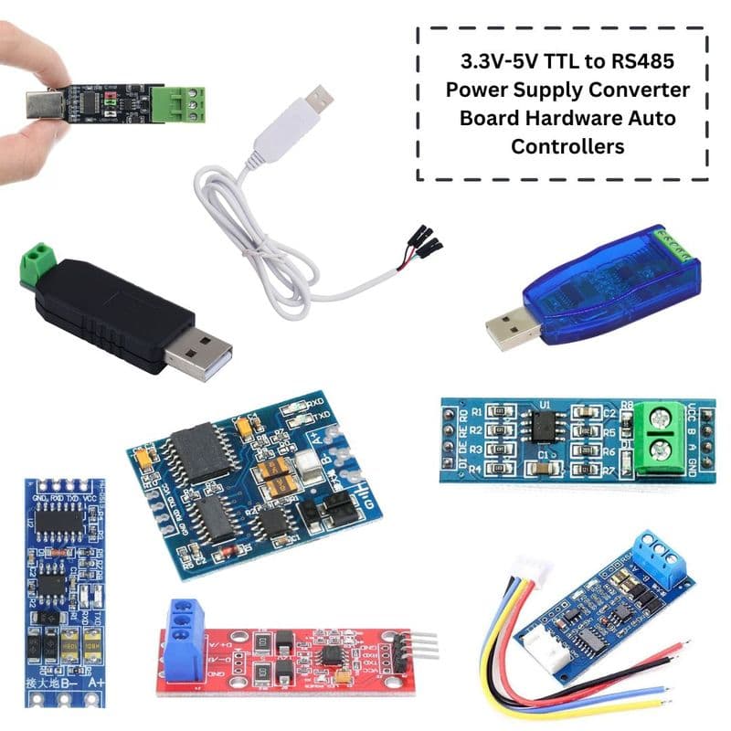3.3V-5V TTL to RS485 Power Supply Converter Board Hardware Auto Controllers - View 1