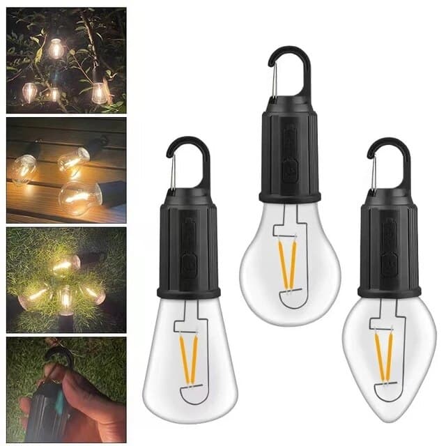 Waterproof LED Camping Light: Type-C USB Rechargeable - View 1