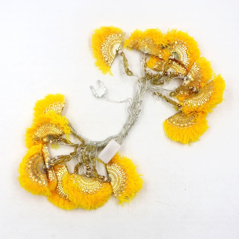 Yellow Thread Fan Pankha 14 LED String Fairy Lights - View 2