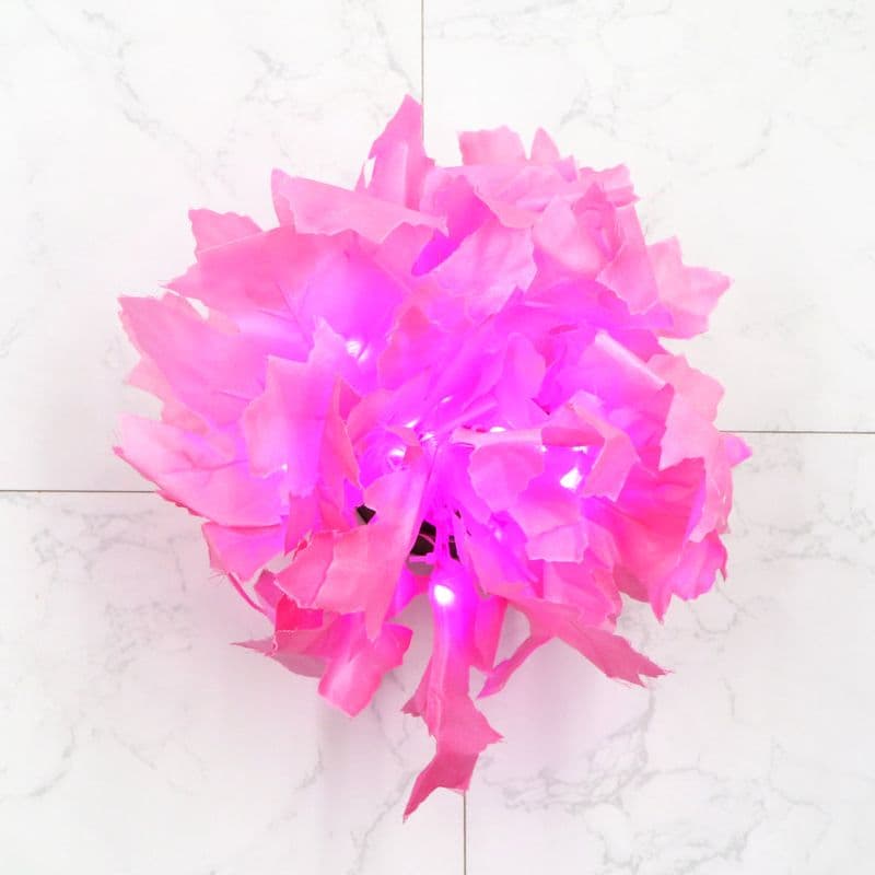Big Pink Maple Leaf 38 LED String Fairy Lights - View 2