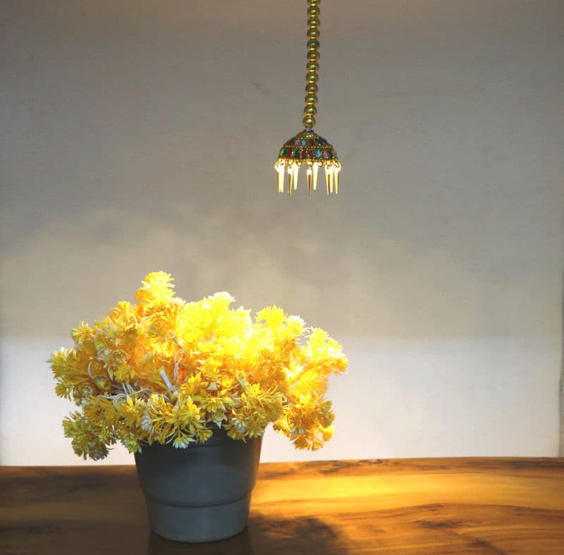 Hanging Designer Semi-Sphere Shape LED Light with Plug - View 2