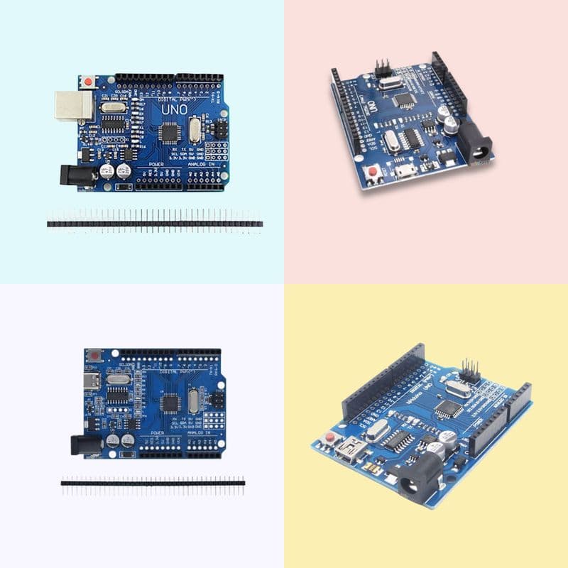 Uno R3 SMD Board Compatible with Arduino - View 1