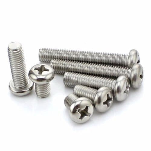 Philips Head Nuts & Bolts Set (Silver Plated) - Pack of 10 - View 2