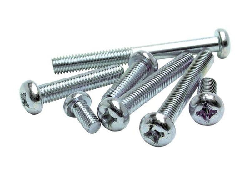 Philips Head Nuts & Bolts Set (Silver Plated) - Pack of 10 - View 3