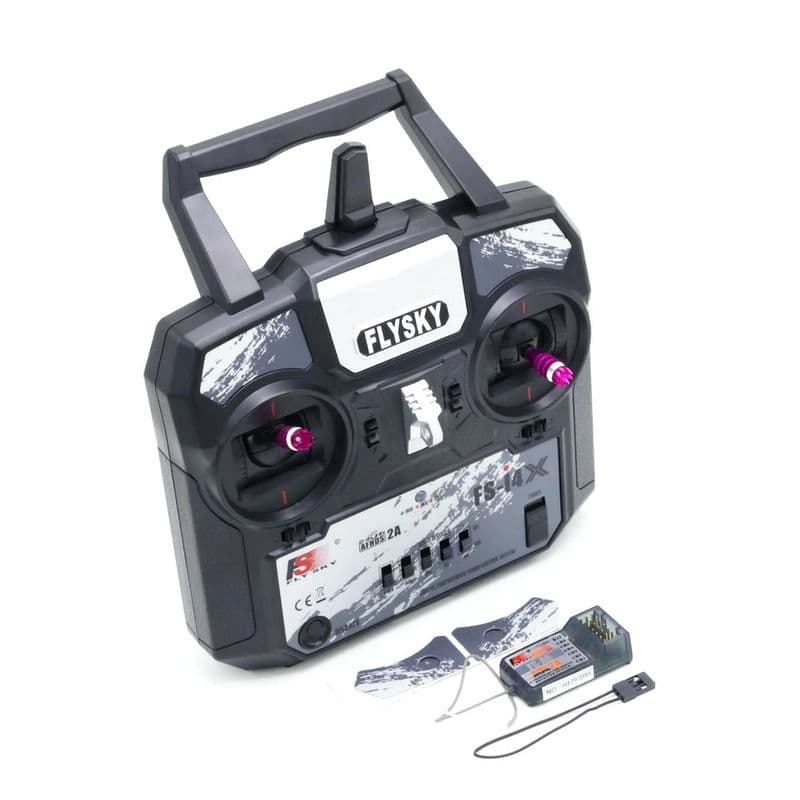 FlySky FS-i4X 2.4GHz 4CH AFHDS R/C Transmitter + FS-A6 Receiver - View 1