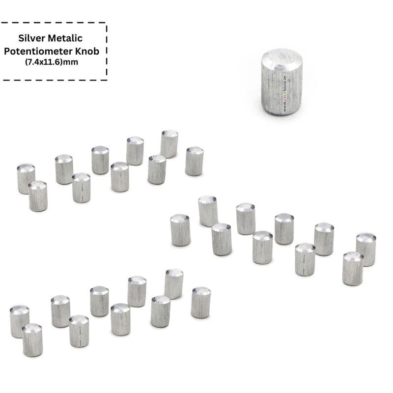 Silver Metalic Potentiometer Knob - View 3