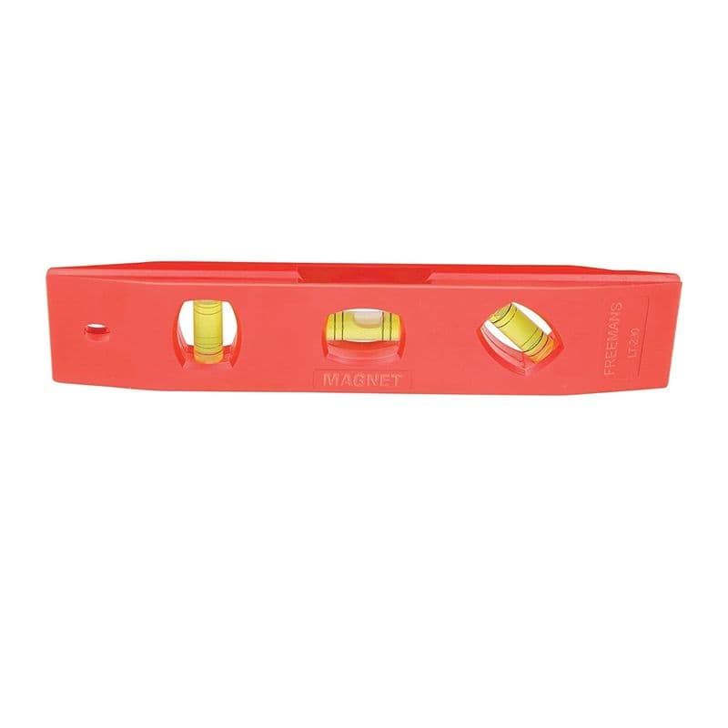 Freemans: 230mm 3 Vials Magnetic Torpedo Spirit Level LT230 - View 1