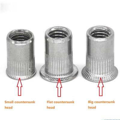 Silver Metal Rivet Insert Nut - View 3
