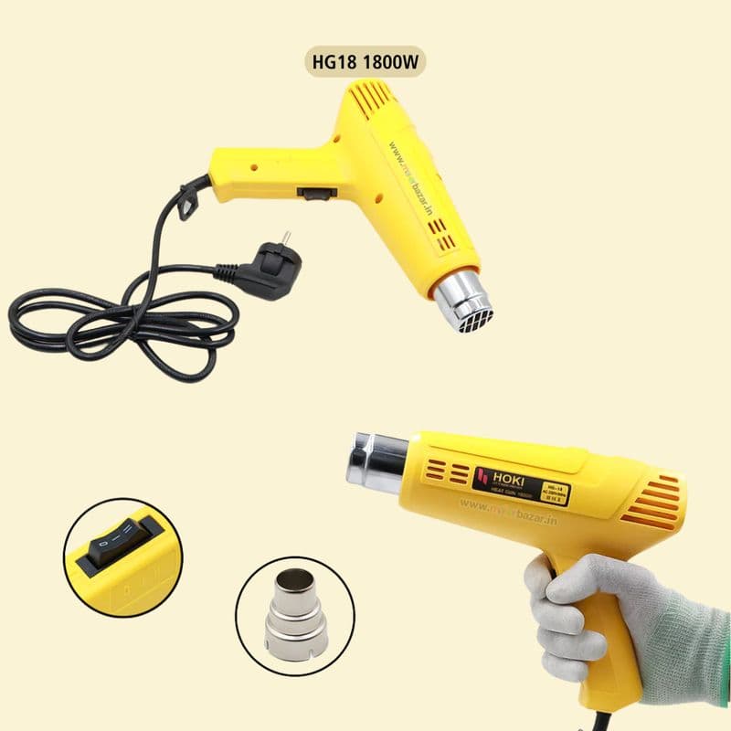 Hoki: DUAL TEMPERATURE HOT AIR GUN - View 3