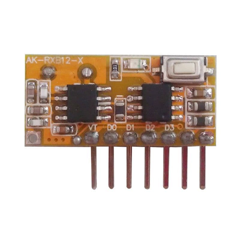 QIACHIP 433MHZ Learning Code EV 1527 Superheterodyne Decode RF Wireless Receiver Module For Door - View 2
