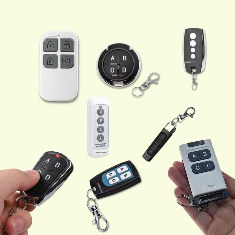433Mhz 4-Channel RF Transmitter Remote Module - View 1