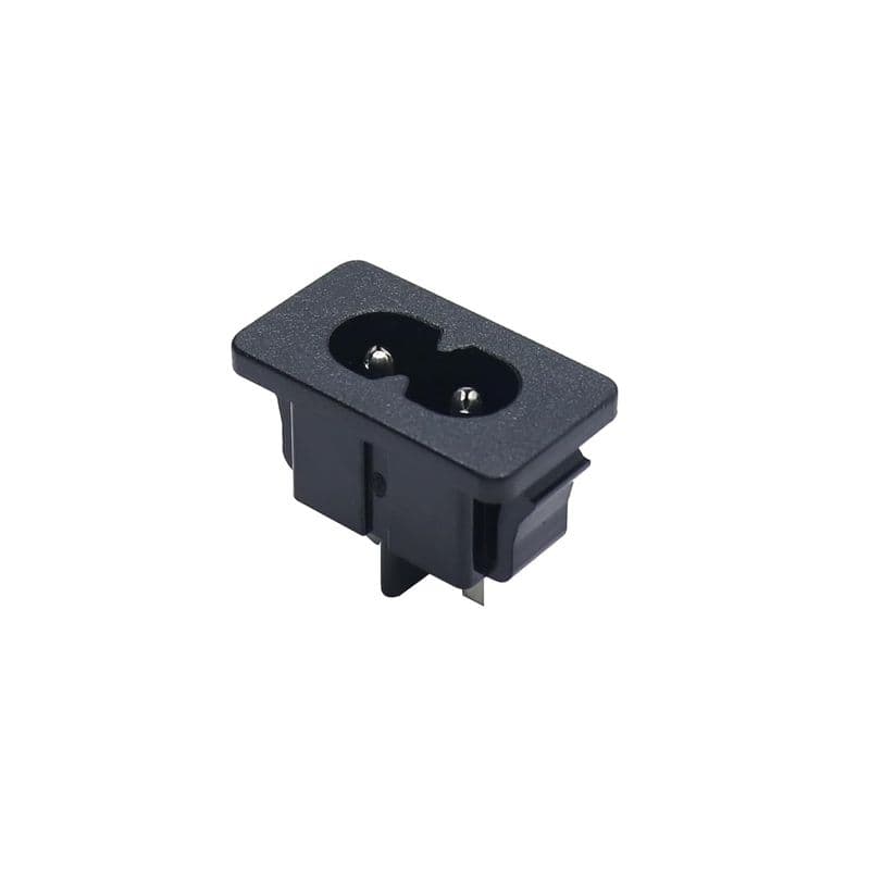 2 Pin DB-8 Female Panel Mount Connector - View 3