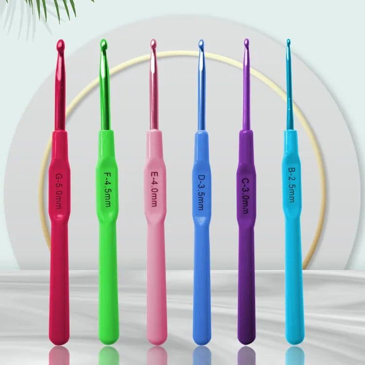 12pcs Crochet Hook Set With Plastic handle - View 2