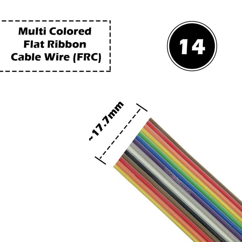 2651 FRC Dupont Wire Multi-Colored Flat Ribbon Cable - View 3