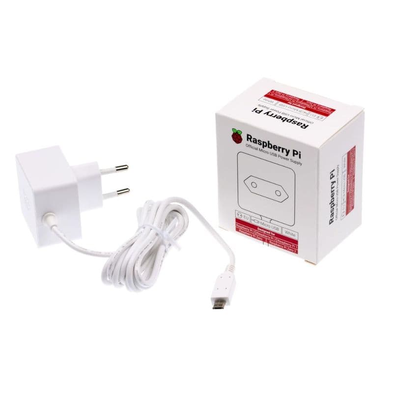 Raspberry Pi 3 B/B+ Official Power Adapter 2.5A 5.1V - View 1