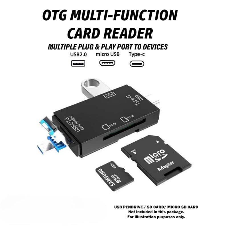 Generic: 3-in-1 SD Card Reader - View 3