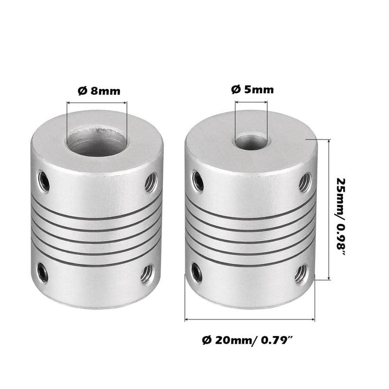Aluminum Helical Shaft Coupler - View 2