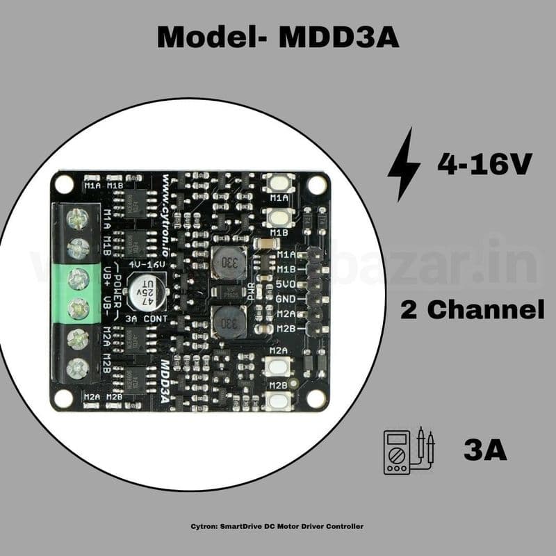 Cytron: SmartDrive DC Motor Driver Controller Series - View 1