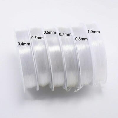 Nylon Thread String for Beading, Jewelry Making, Fishing & All Craft Works [Loose Roll] - View 1