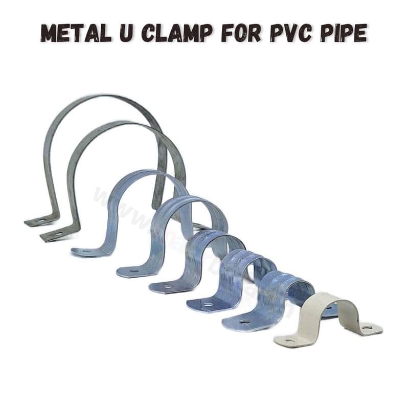 Metal U Clamp for PVC Pipe - View 1