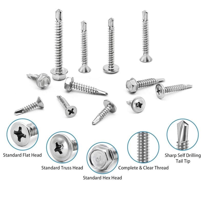 Stainless Steel Self-Drilling Screws - View 2