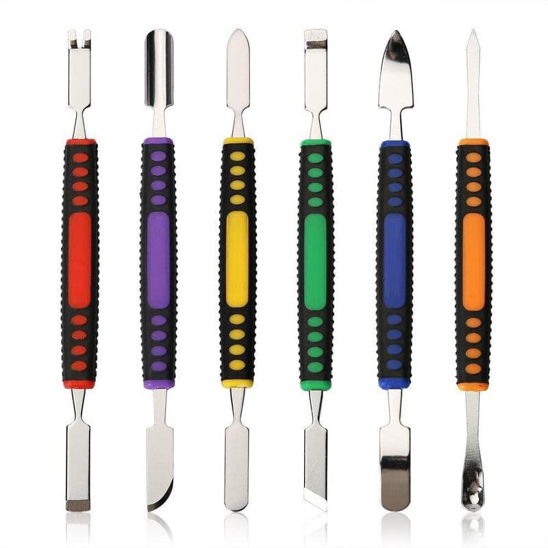 6pcs dual end metal spudger set for gadgets, tablets, mobiles & laptops - View 3