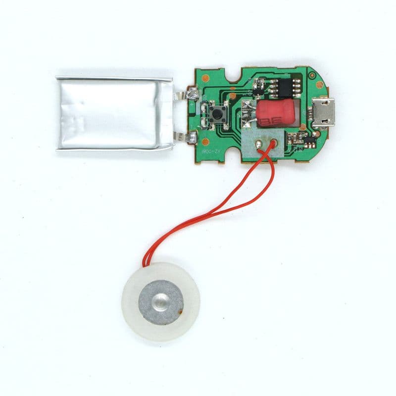 [OD] 5v DIY Ultrasonic Piezoelectric Humidifier Moisture Atomizing Chip / Mist maker with Micro USB PCB Circuit + Rechargeable LiPo Battery and Micro USB Cable - View 2