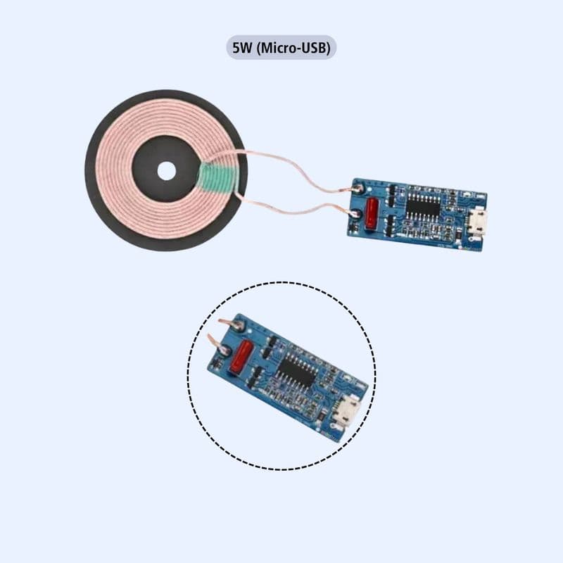 5V Fast Charging Wireless Charger PCBA DIY Accessories Standard - View 3