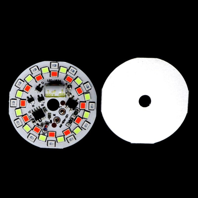 [RGB] 9 Watt 45mm AC DOB Led Circular PCB for Led Bulbs- Red, Green & Blue - View 2
