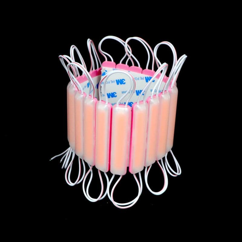 [Multiple Colors] DC 12V 2.4W Big Tube COB High Brightness Waterproof Injection Module With Diffused Lens For Advertisement Light Box / Led Sign Boards / Decoration - View 2
