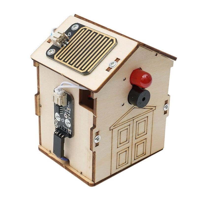 DIY Wooden Rain Alarm System Stem Kit - View 1