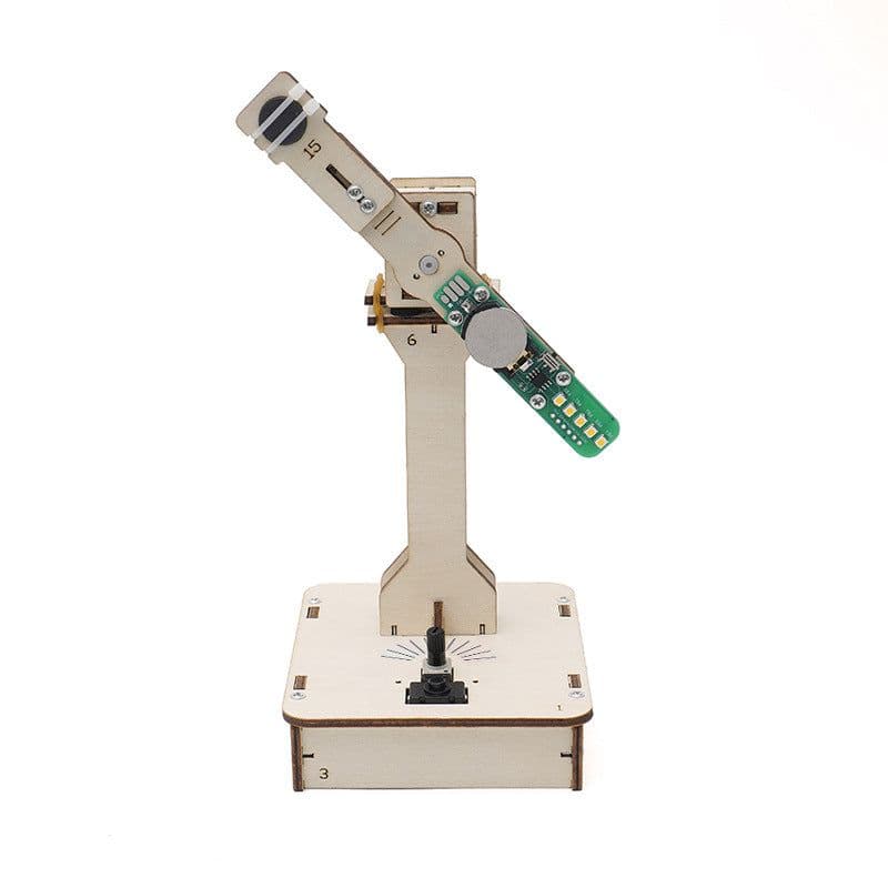 DIY Wooden Rotating LED Display STEM Kit - View 2