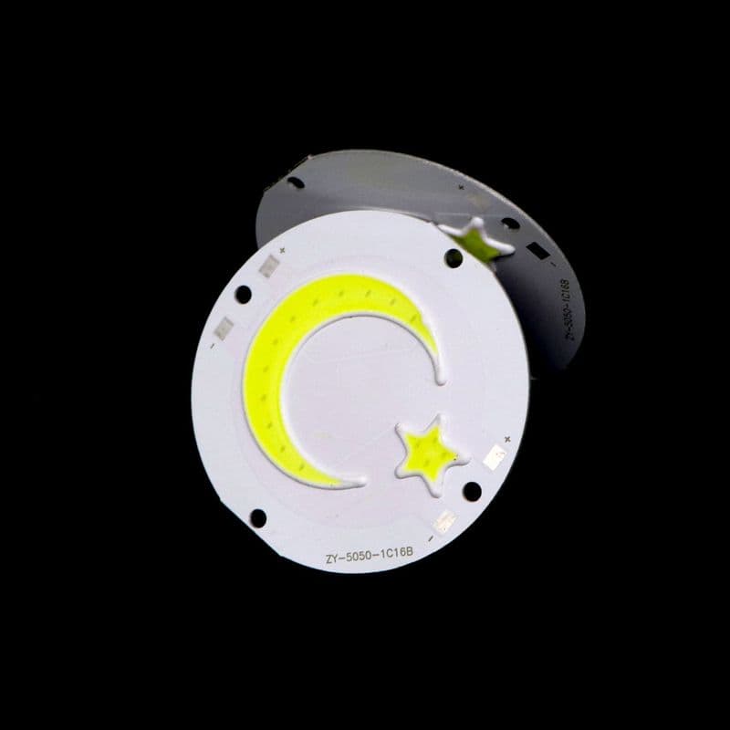 3v-3.7V Moon Star COB led Light [Color - Cool White] - View 2
