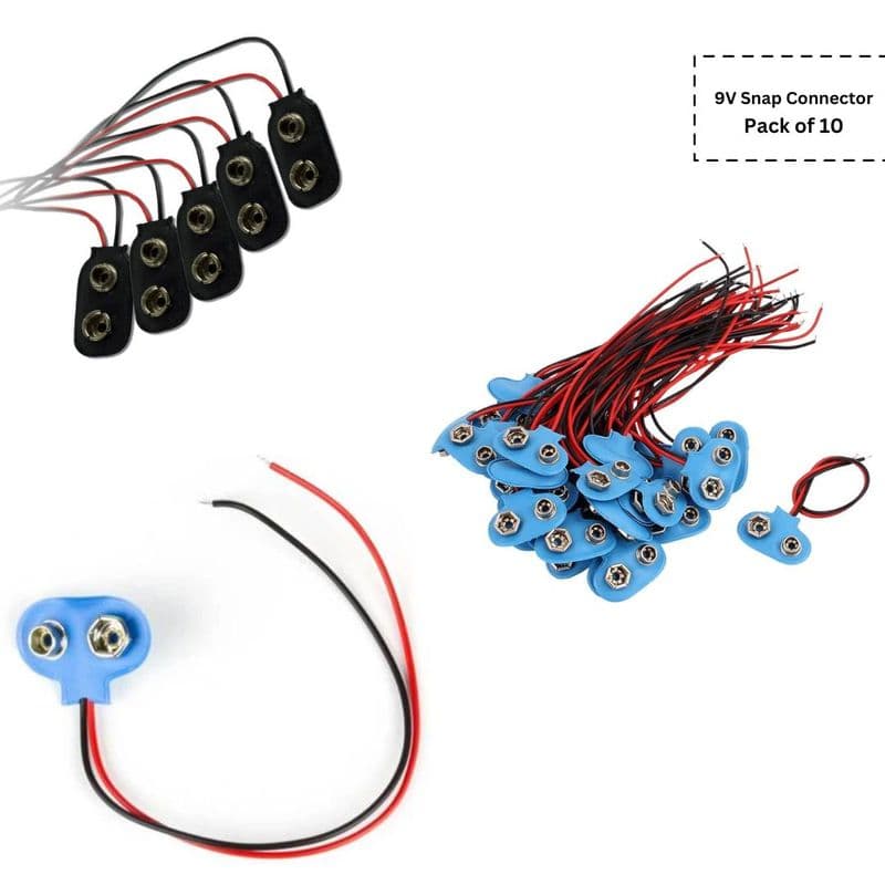 9V Battery Snap Cap Connector - View 3