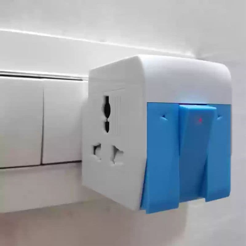 Multipurpose 3-in-1 Plug Socket with Switch - View 1