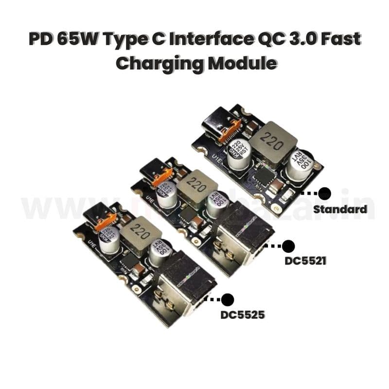 65W Type C Interface QC 3.0 Fast Charging Module - View 1