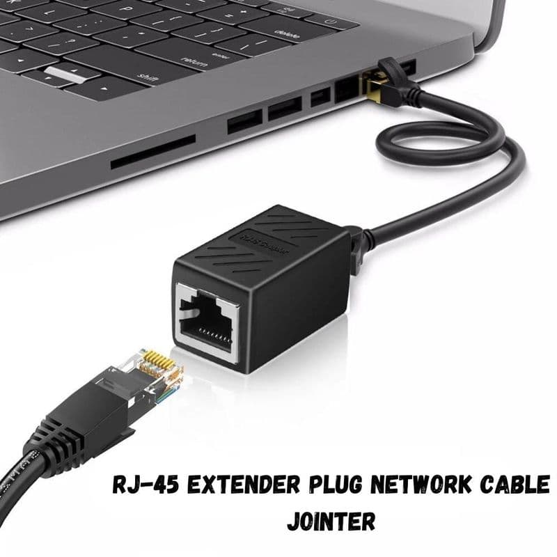 RJ-45 Female To Female LAN Cable Joiner Extender Plug - View 3