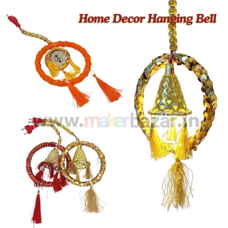 Home Decor Hanging Bell with LED Light For DIY - View 1