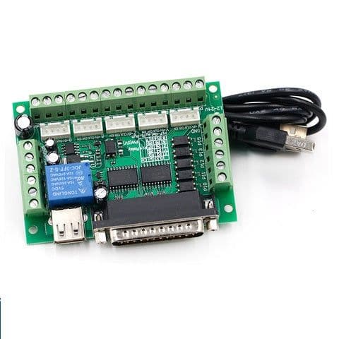 MACH3 Interface Board CNC 5 Axis With Optocoupler Adapter - View 3