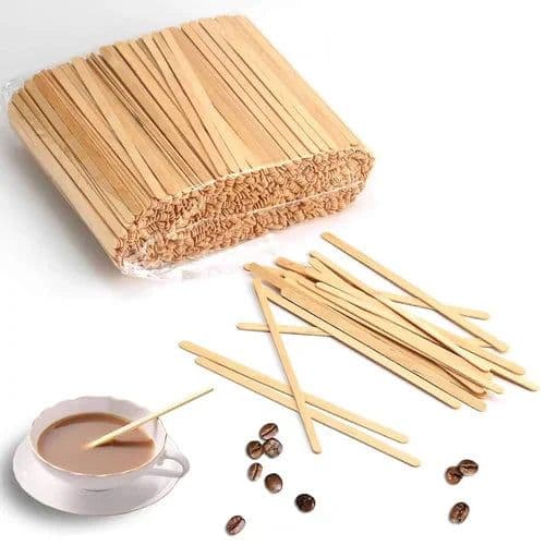 DIY Disposable Wooden Coffee Stirrer for ART & Craft - View 1